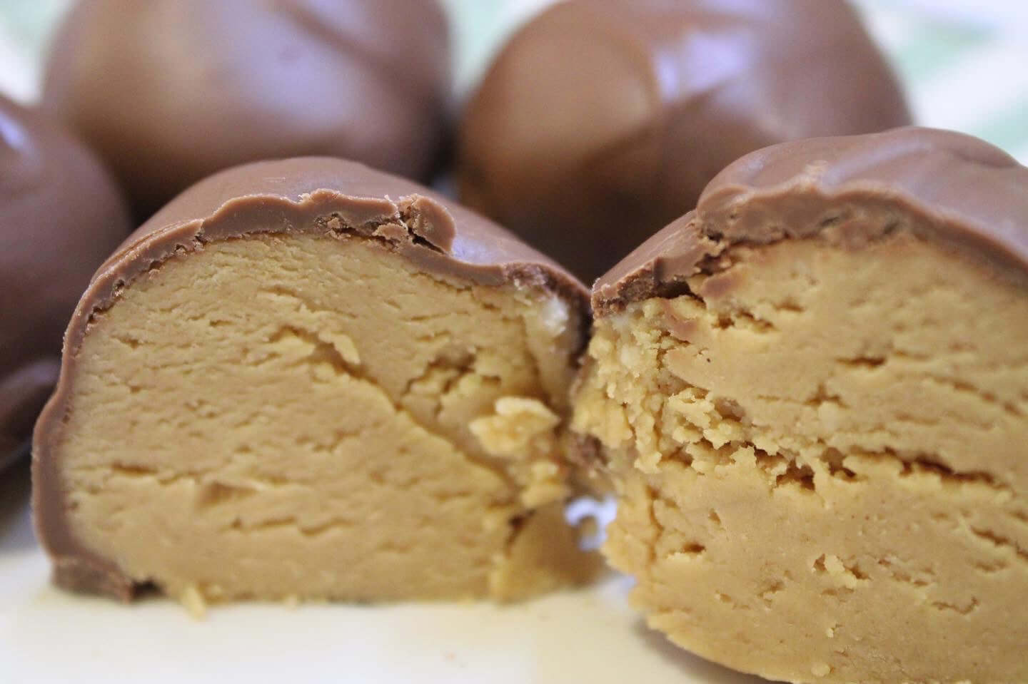 Peanut Butter Chocolate Buckeyes