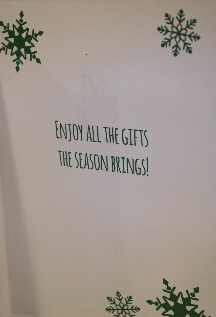 "Ho Ho Ho" Santa Christmas Holiday Card