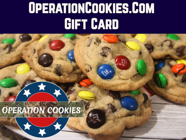 Operation Cookies Gift Card ($25 card is