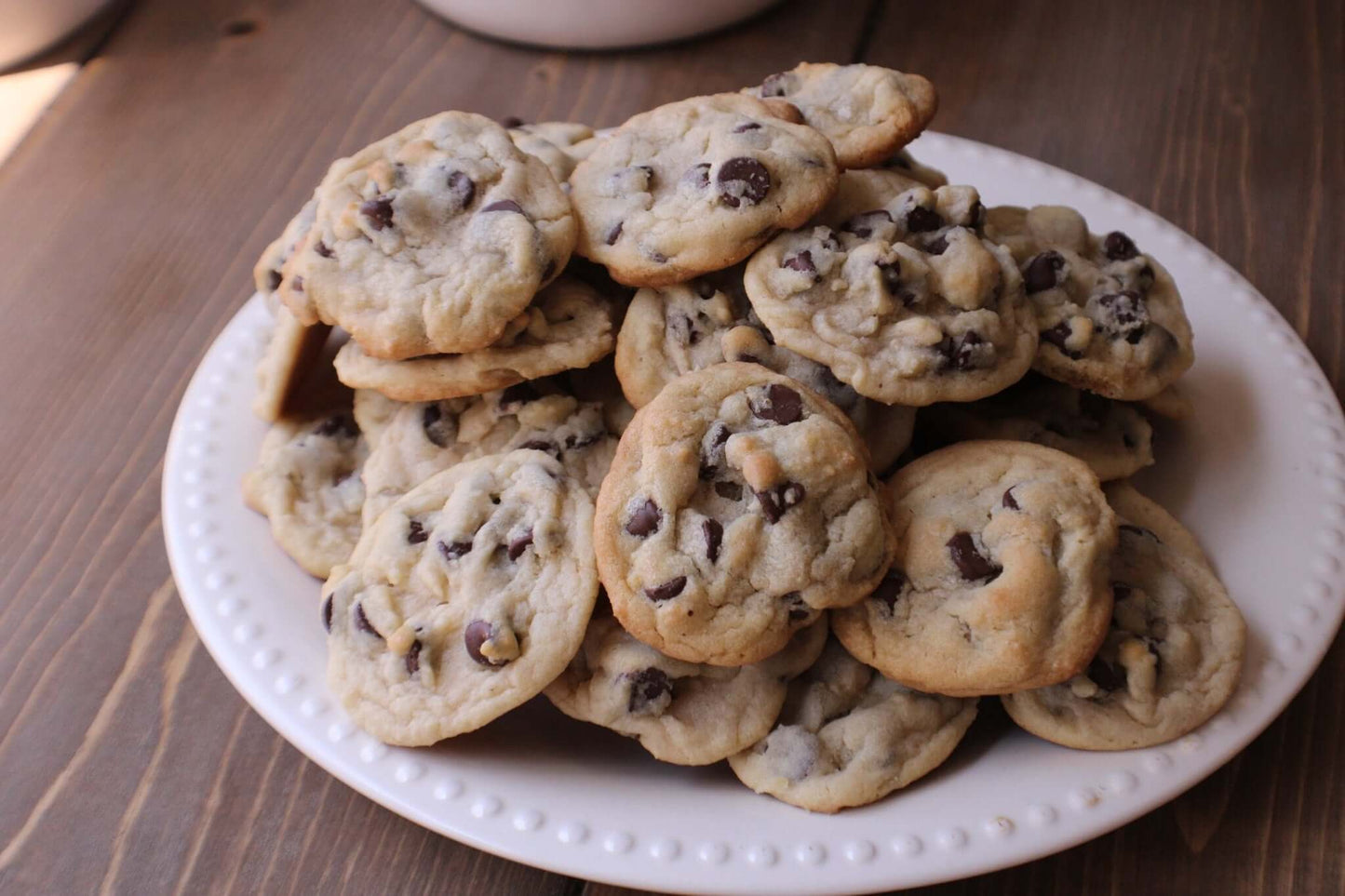 Homemade chocolate chip cookies