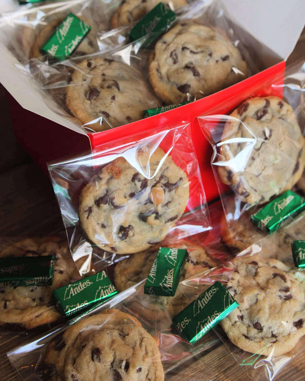 Andes chocolate mint cookies