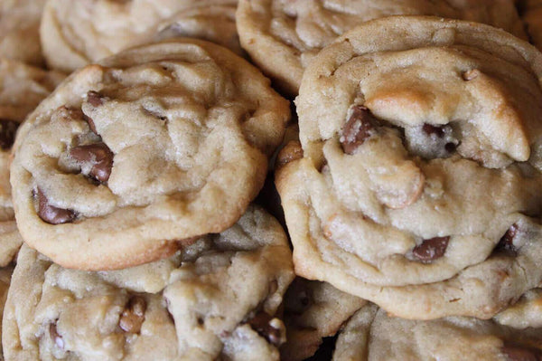 Combination peanut butter chip chocolate chip cookies