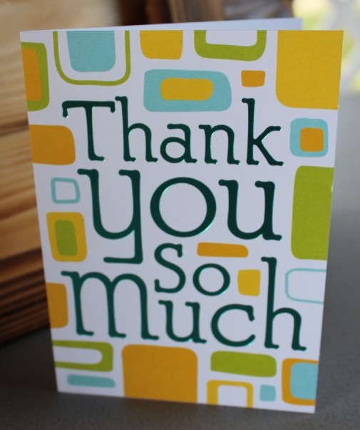 "Thank You So Much" Card