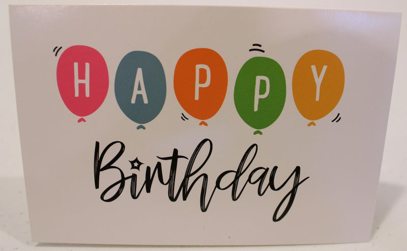 Happy Birthday Card Balloons