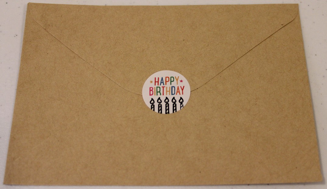 Happy Birthday Card Balloons