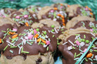 Angie's Chocolate Dipped Chocolate Chip Cookies 