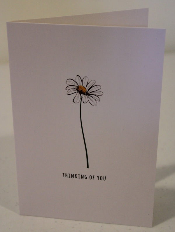 Daisy flower "Thinking of you" Card