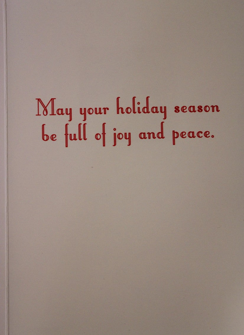 "Joy" Snowman Card