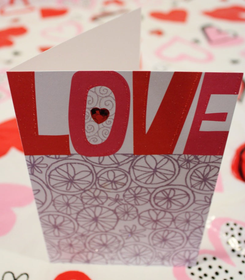 "LOVE" Valentine's Day Card
