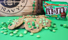 St. Patrick's Day mint m&m chocolate chip cookies